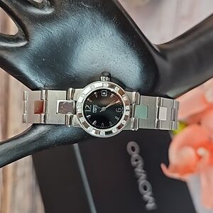 MOVADO VIZIO DIAMOND BEZEL DATE STAINLESS STEEL TIMEPIECE